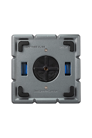 Colibri Heritage Çift Torch Pürmüz & Soft Flame Mavi Masa Tipi Puro Çakmağı