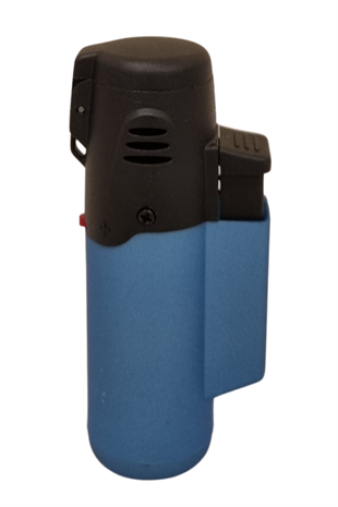 PremiumQuality Mavi Masa Tipi Tek Torch Pürmüz Puro Çakmağı