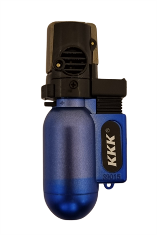 PremiumQuality Mavi Plastik Masa Tipi Tek Torch Pürmüz Puro Çakmağı