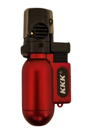 PremiumQuality Kırmızı Plastik Masa Tipi Tek Torch Pürmüz Puro Çakmağı