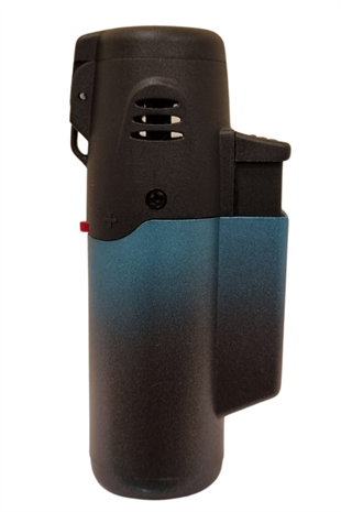 PremiumQuality Siyah-Koyu Yeşil Masa Tipi Tek Torch Pürmüz Puro Çakmağı