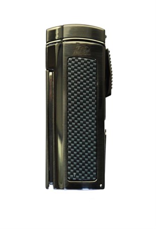 Lubinski Dört Torch Pürmüz Gunmetal Masa Tipi Puro Çakmağı