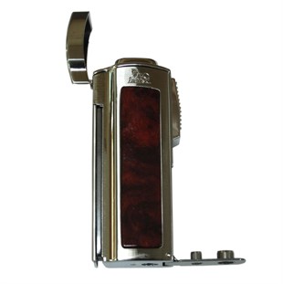 Lubinski Dört Torch Pürmüz Gümüş Masa Tipi Puro Çakmağı