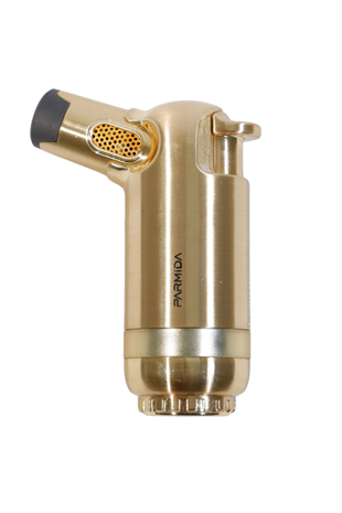 Parmida 3 Torch Pürmüz Gold Masa Tipi Metal Puro Çakmağı