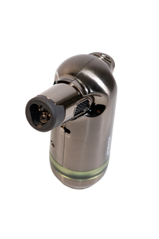 Parmida 3 Torch Pürmüz Gunmetal Masa Tipi Metal Puro Çakmağı