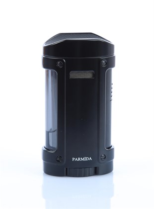 Parmida Dört Torch Pürmüz Gunmetal Masa Tipi Puro Çakmağı