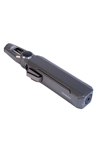 Parmida Tek Torch Pürmüz Oynar Başlıklı Gunmetal Masa Tipi Metal Puro Çakmağı
