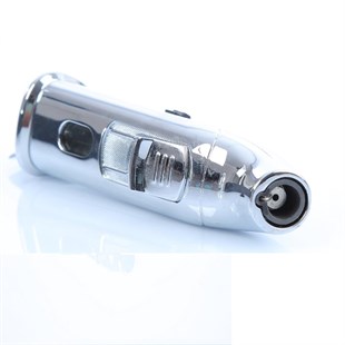 Parmida Tek Torch Pürmüz Gümüş Masa Tipi Puro Çakmağı