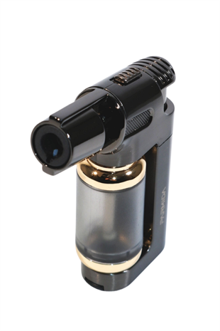 Parmida Tek Torch Pürmüz Gümüş Masa Tipi Metal Puro Çakmağı