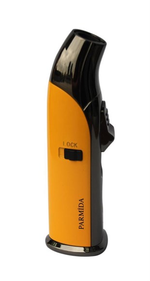 Parmida Tek Torch Pürmüz Sarı Masa Tipi Çakmak