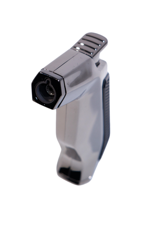 Parmida Tek Torch Pürmüz Gunmetal Masa Tipi Metal Puro Çakmağı