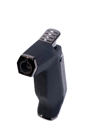Parmida Tek Torch Pürmüz Siyah Masa Tipi Metal Puro Çakmağı