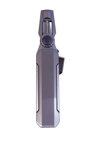 Parmida Tek Torch Pürmüz Oynar Başlıklı Gunmetal Masa Tipi Metal Puro Çakmağı