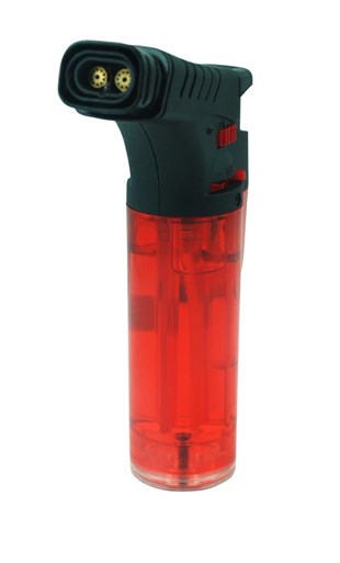 X-Lite İki Torch Pürmüz Kırmızı Masa Tipi Puro Çakmağı