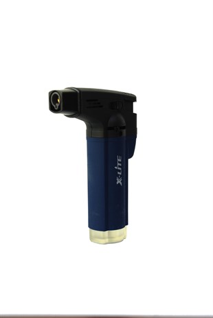 X-Lite Tek Torch Pürmüz Lacivert Masa Tipi Puro Çakmağı