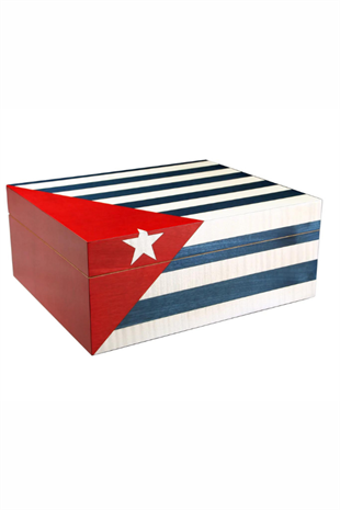 Adorini Cuba Teamo Küçük Humidor Puro Kutusu