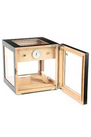Adorini Cube Siyah Humidor Puro Kutusu