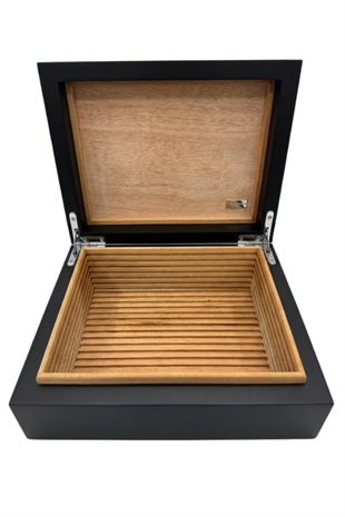 Adorini Cedro Siyah Humidor Puro Kutusu