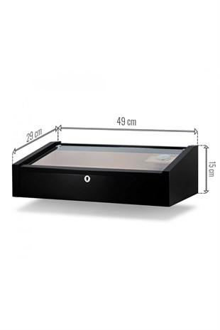 Adorini Vega Siyah Humidor Puro Kutusu