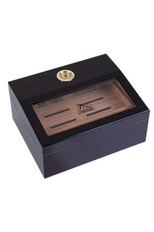 Lubinski Kahverengi Sedir Humidor Puro Kutusu