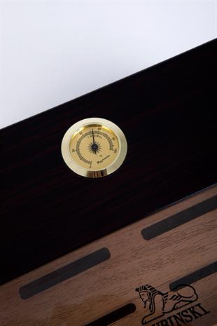 Lubinski Kahverengi Sedir Humidor Puro Kutusu