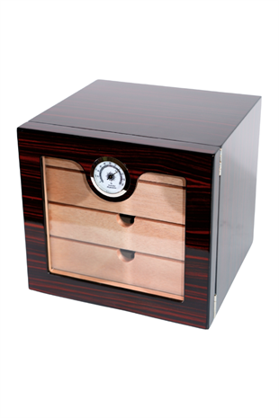 PremiumQuality Bellavista Kahverengi Sedir Humidor Puro Kutusu