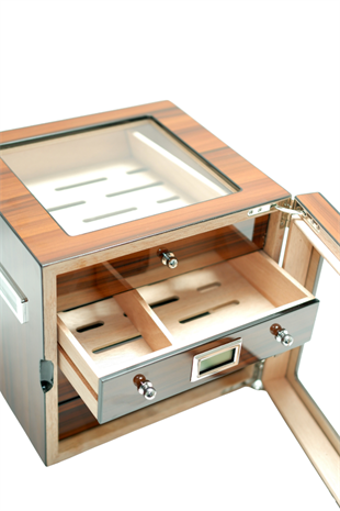 PremiumQuality Recoleta Kahverengi Humidor Puro Kutusu
