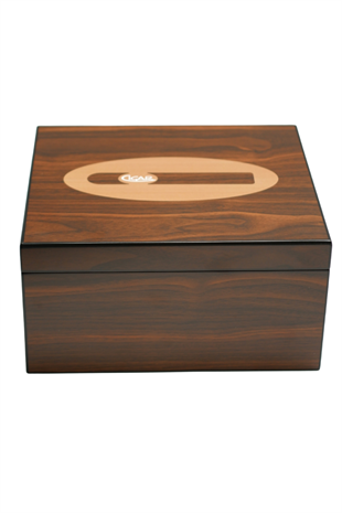 PremiumQuality Polermo Kahverengi Sedir Humidor Puro Kutusu