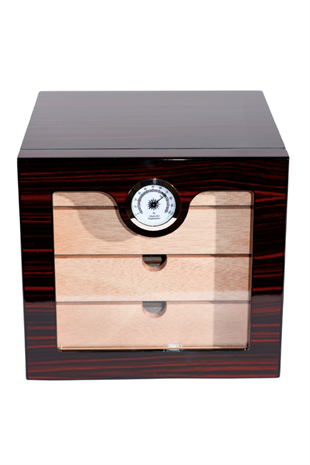 PremiumQuality Bellavista Kahverengi Sedir Humidor Puro Kutusu