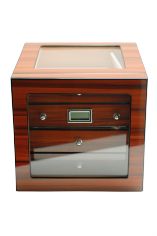 PremiumQuality Recoleta Kahverengi Humidor Puro Kutusu