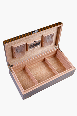 PremiumQuality Paraty Kahverengi Sedir Humidor Puro Kutusu