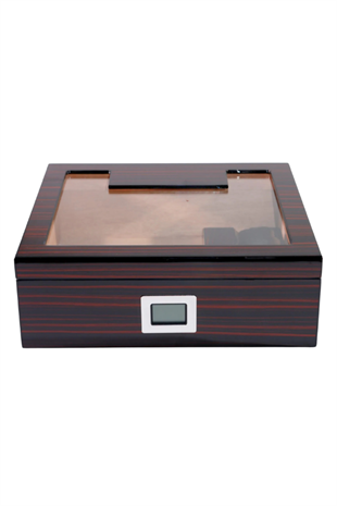 PremiumQuality Laureles Kahverengi Sedir Humidor Puro Seti