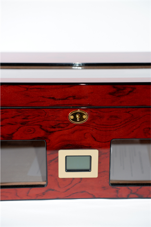 PremiumQuality Lince Kırmızı Sedir Humidor Puro Kutusu