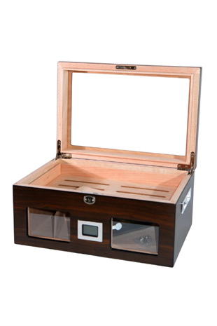 PremiumQuality Urdesa Kahverengi Sedir Humidor Puro Kutusu