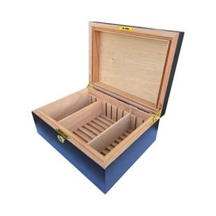 PremiumQuality Büyük Humidor Puro Seti (2 Adet Boveda 72 60 Gram Hediyeli)