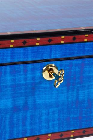 PremiumQuality Gracias Mavi Sedir Humidor Puro Kutusu