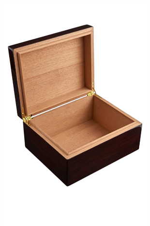 PremiumQuality Fortaleza Kahverengi Sedir Humidor Puro Kutusu