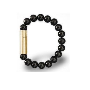 Les Fines Lames Punch Bileklik Brass Oniks - L