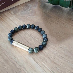 Les Fines Lames Punch Bileklik Brass Serpantin - M