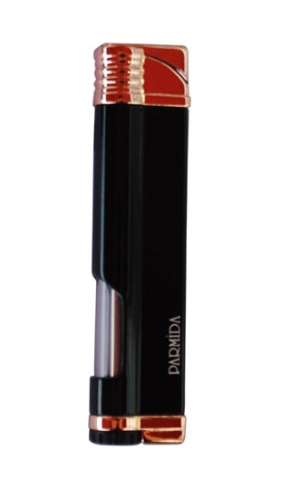 Parmida Tek Torch Pürmüz Siyah-Bronz Puro Çakmağı