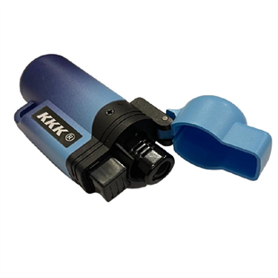 PREMİUM QUALİTY TEK Torch Pürmüz AÇIK-KOYU MAVİ PURO ÇAKMAK