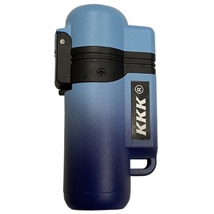 PREMİUM QUALİTY TEK Torch Pürmüz AÇIK-KOYU MAVİ PURO ÇAKMAK