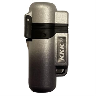 PREMİUM QUALİTY TEK Torch Pürmüz GRİ-SİYAH PURO ÇAKMAK