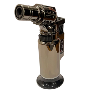 PREMİUM QUALİTY TEK Torch Pürmüz GUNMETAL MASA TİPİ PURO ÇAKMAK