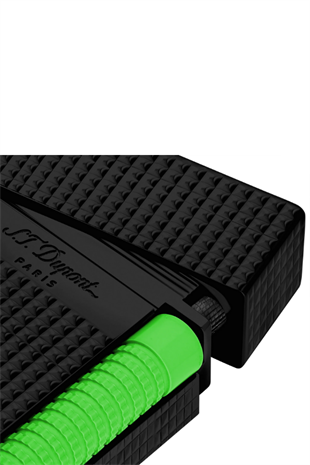 S.T. Dupont Le Grand Diamond Head Neon Green Puro Çakmağı 23072