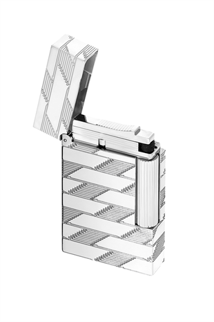 S.T. Dupont Line 2 Cling 1872 Monogram Gümüş Puro Çakmağı 16180