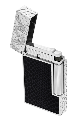 S.T. Dupont Lacquered Ligne 2 Black Puro Çakmağı 16076