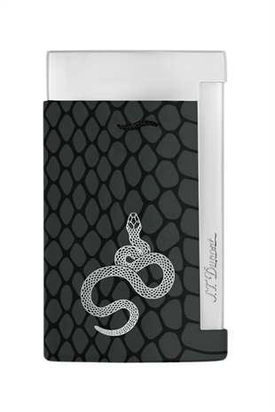 S.T. Dupont Lacquered Slim 7 Siyah Puro Çakmağı 27076