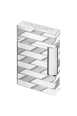 S.T. Dupont Line 2 Cling 1872 Monogram Gümüş Puro Çakmağı 16180