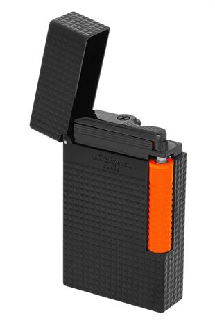 S.T. Dupont Fluo Le Grand Dupont Diamond Head Neon Turuncu Le Grand Çakmak 23069